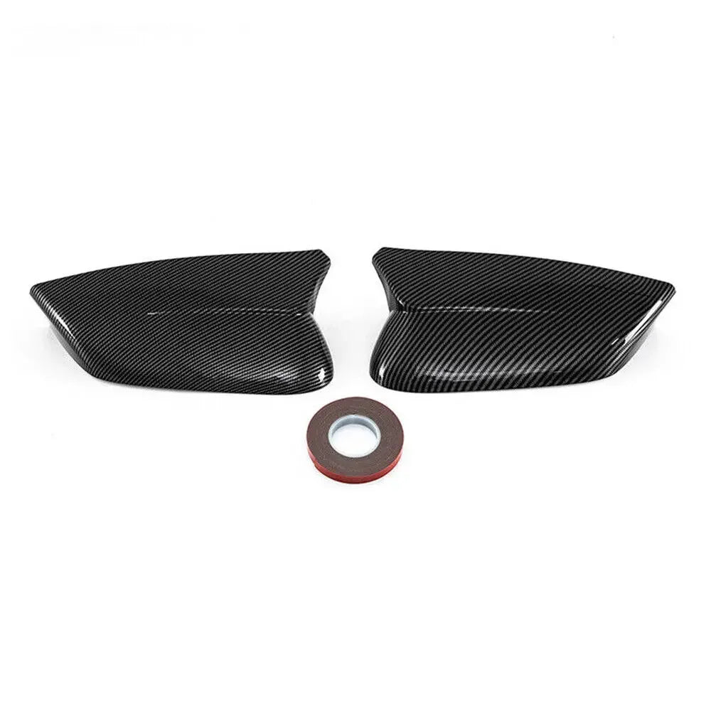 LHD For KIA EV6 2022 2023 Car Rearview Side Mirror Cover Wing Cap Sticker Exterior Door Rear View Case Trim Shell Carbon Fiber Quake Carbon