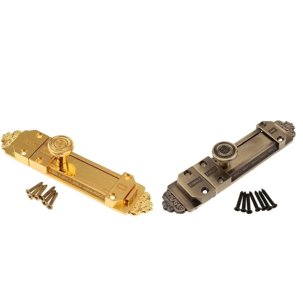 Vintage Window Bolt Lock Zinc Alloy Antique Bronze Fastener for Cupboard Door Interior Closet Protection Quake