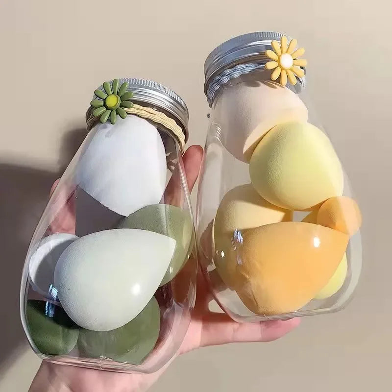 Beauty Egg with Box Makeup Sponge Puff Set Face Powder Foundation Cream Cosmetic Sponges Powder Compact Puff Beauty Makeup Tools Quake
