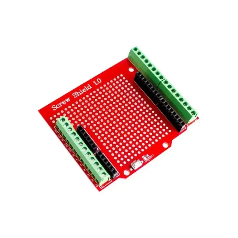 Prototype Screw Shield Expansion Board Assembled Terminal Proto Shield Double-sided PCB IO Solder for Arduino UNO Mega2560 One Quake Default Title