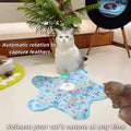 Cat hunting cover toy automatic turntable cat teasing stick pet game cover cat interactive toy hiding cover toy Mimi's favorite Quake Default Title