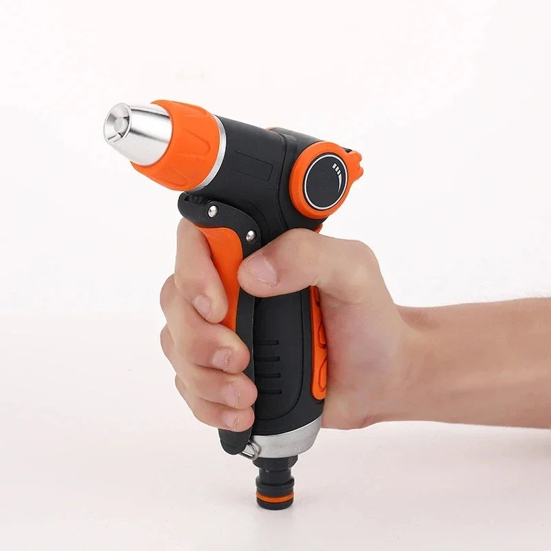 Hose Water Spray Gun Adjustable Car Wash Gun Garden Spray Portable High Pressure Gun Sprinkler Nozzle Garden Water Jet Quake