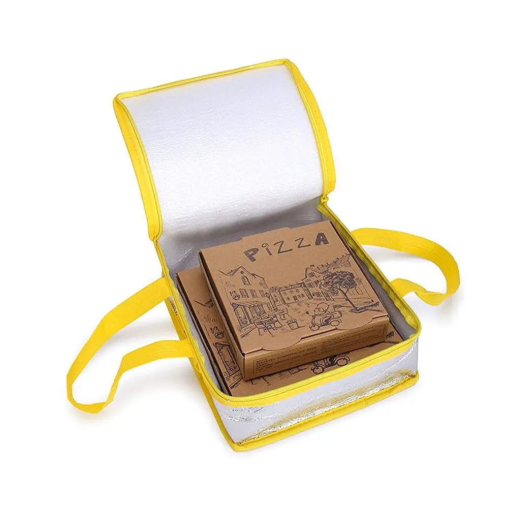Folding Food Thermal Drink Storage Cooler Bag Insulation Bag Ice Pack Pizza Delivery Bag Quake