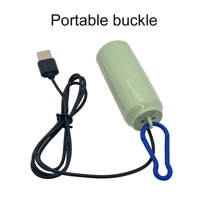 Portable USB Aquarium Air Pump, Silent Air Compressor, Portable Mini Oxygenator, Aquarium Accessories, 5V Quake