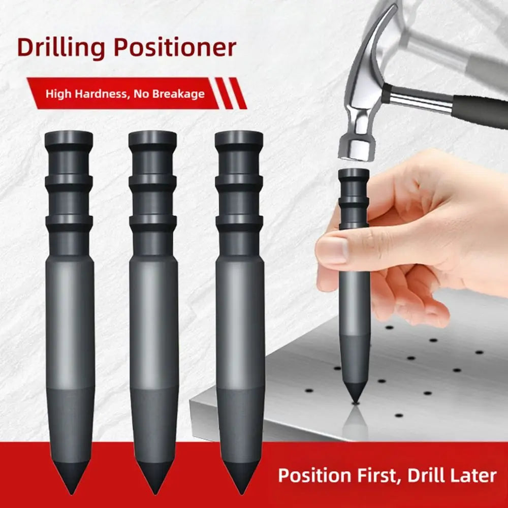 New Portable Punch Locator Durable Multifunctional Manual Center Punch Locator Positioning Punch Hand Tool High Hardness Punch Quake