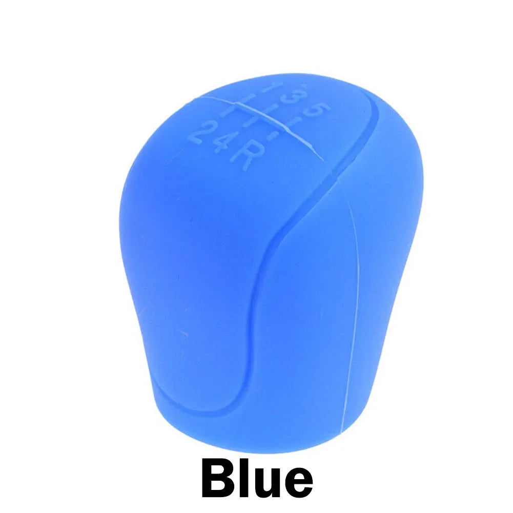 Protect Your Gear Shift Knob with Silicone Cover Easy to Install Long Service Life Suitable for Various Car Models Quake Blue