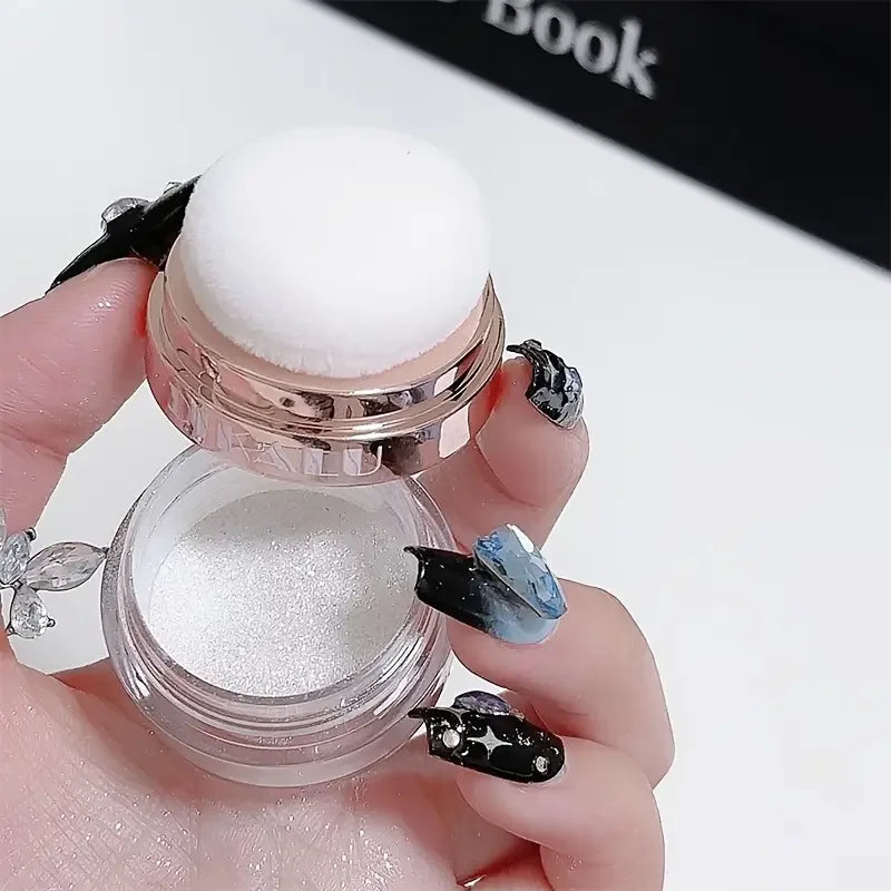 Sparkling Fairy Powder Highlighter -Shimmering Contour Blush for Brightening and Defining Your Features Create a Sparkling Look Quake