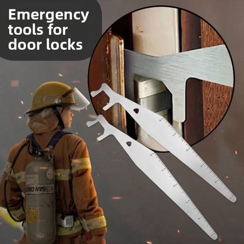 1pcs Emergency Door Lock Opening Tool Professional Locksmith Tool for Emergency Access Multi-functional Lever Quake