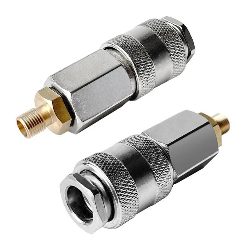 Car Tyre Wheel Inflatable Quick Connector Air Pump Thread Nozzle Adapter Accessory Fast Conversion Clip Type Nozzle Quake