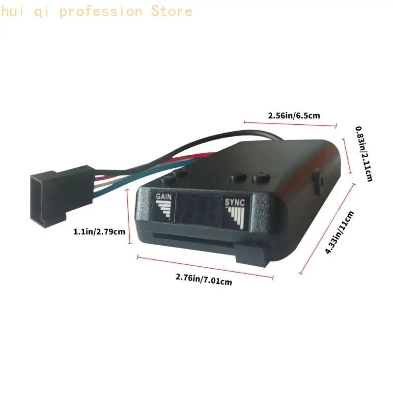 Axles Adaptive Trailer Brake Controller Shockproof Plastic Housing Intelligent Response Technology Simplified User H8WE Quake