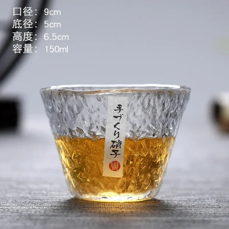 Japanese Style Creative Cup Whiskey Cup High-end Appearance Grade Beer Cup Household Cup Quake 150ml M