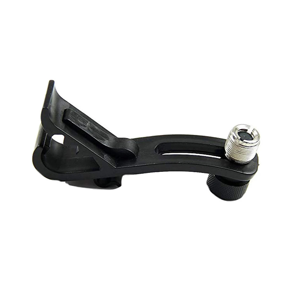 1/4 PCS Drum Microphone Clip Drum Rim Mic Clips Adjustable Drum Microphone Clip Cymbal Shockproof Drum Microphone Securing Clip Quake 1PCS