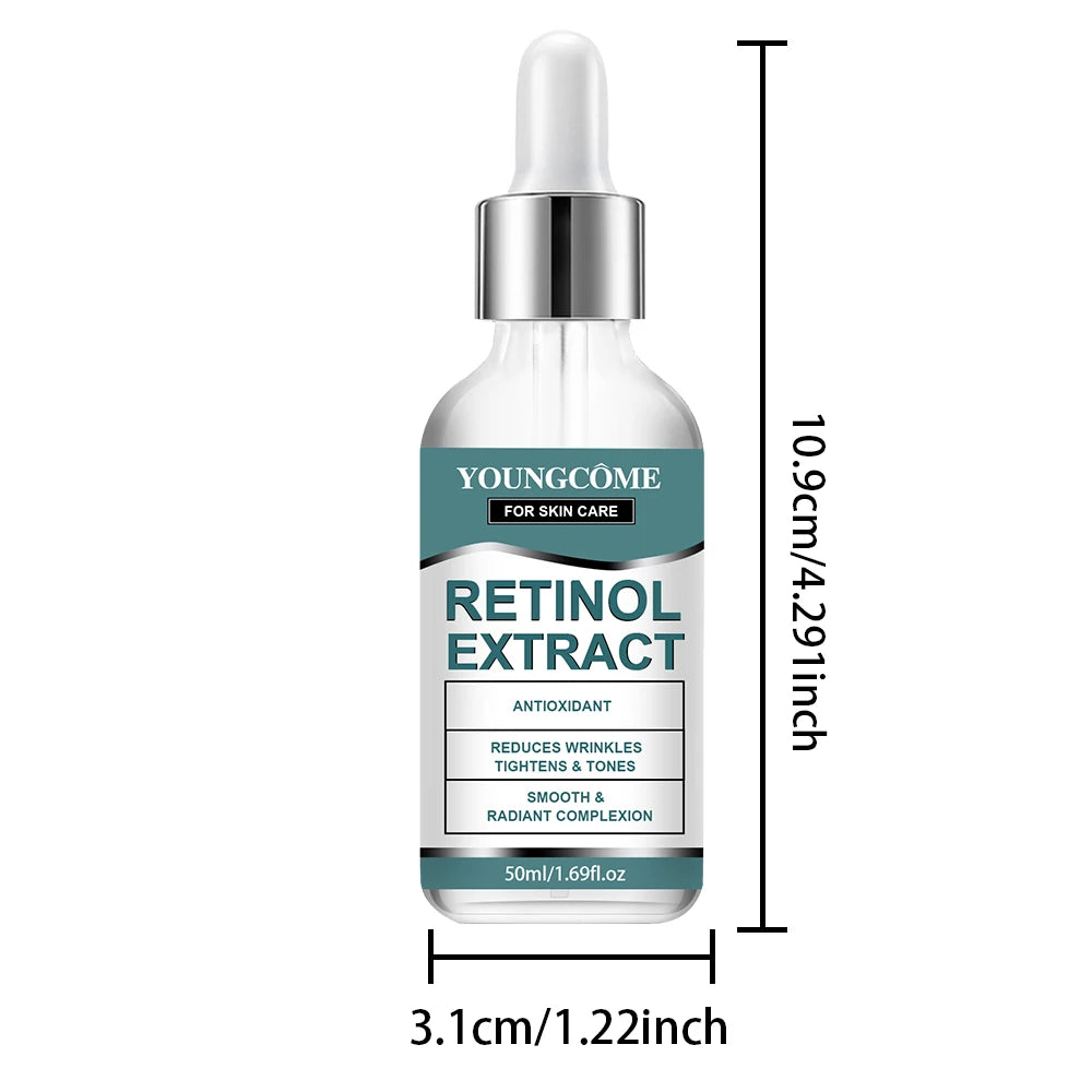 Retinol face rich in hyaluronic acid essence Wrinkle Removing Cream Anti Aging Fade Fine Lines Whitening MoisturizingBrightening Quake 50ml