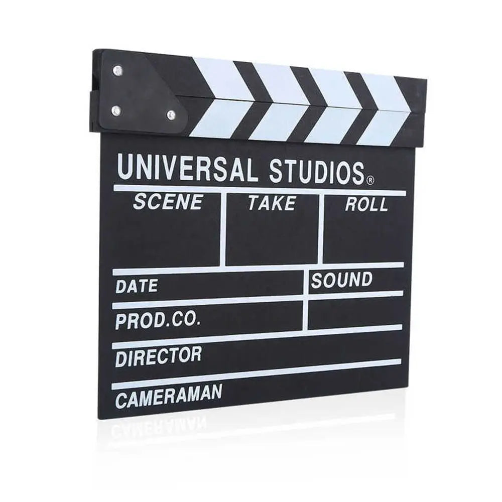 30 x 27cm Vlog Recording Director Photography Prop TV Movie Video Scene Clapperboard Clapboard Quake