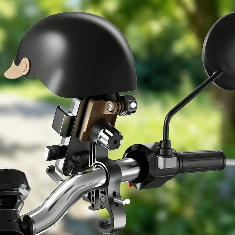 Motorcycle Handlebar/Rearview Mirror Phone Mount With Adjustable Sun Visors And Anti Shake Design For Scooter Navigation K1KF Quake