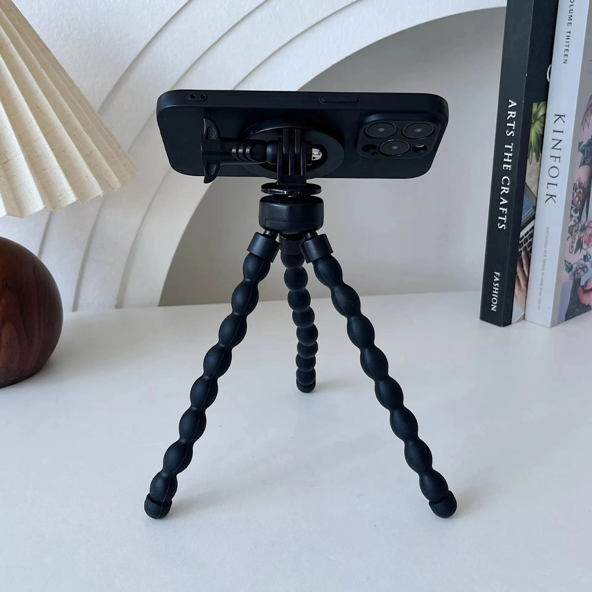 For Magsafe Magnetic Tripods For Mobile Phone Tripod Smartphone Monopod Universal Stand Octopus Mini Tripod For Phone Holder Quake