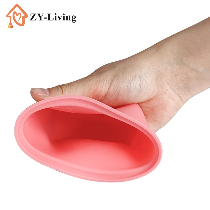 1Pc Wax Warmer Heat-resisting Replacement Silicone Bowls Hair Removal Wax With Stirring Stick Non-Stick Pan Hair Removal Beauty Quake