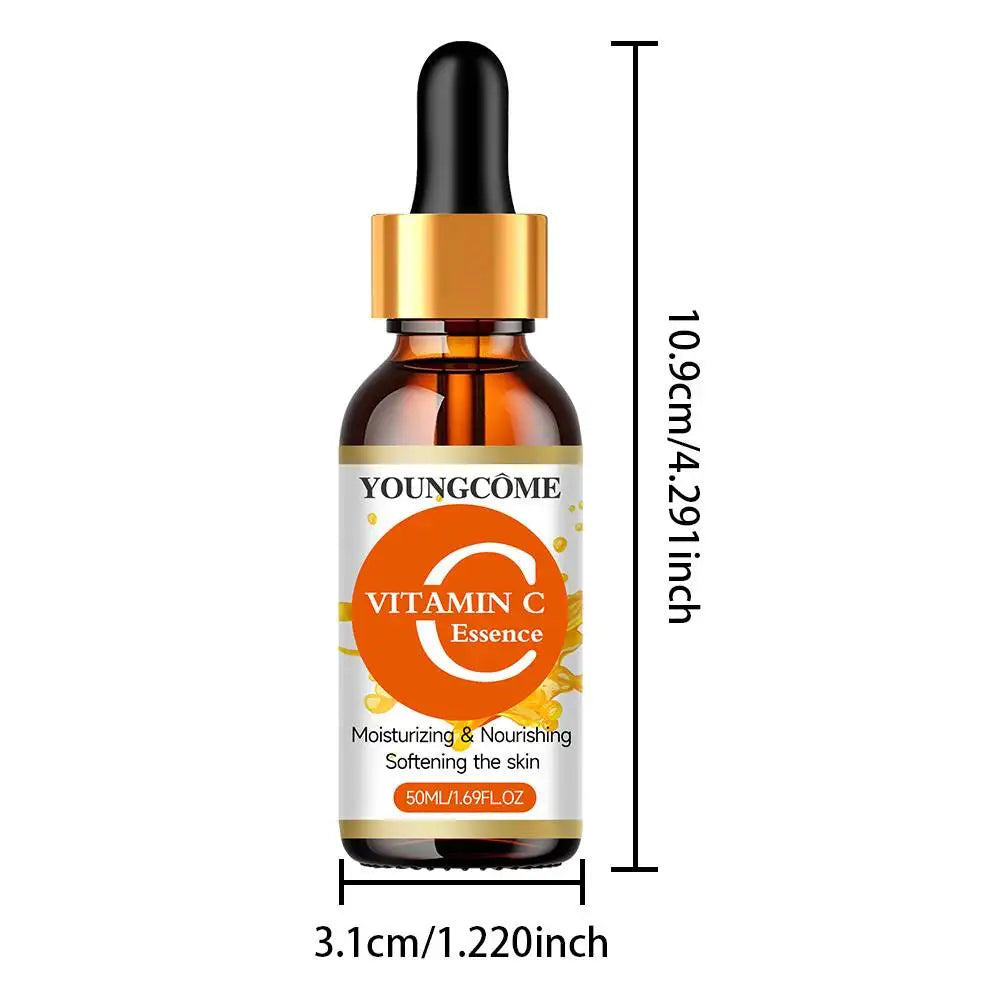Vitamin C Anti Aging Wrinkle Facial Essence Spot Removal Spots Moisturizing Nourish Smooth Essence Even Skin Tone Quake 50ml