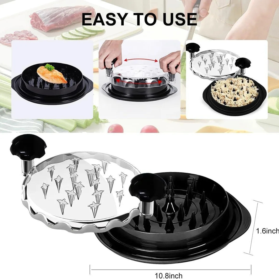 Multifunctional Chicken Breast Slicer Chicken Mincer Home Slicer Separator Auxiliary Food Machine Mince Meat Quake