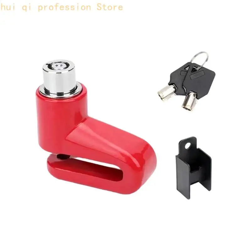 Aluminum Disc Brake Lock for Bikes Motorcycles Anti Theft Brake Lock H8WE Quake Red China Mainland