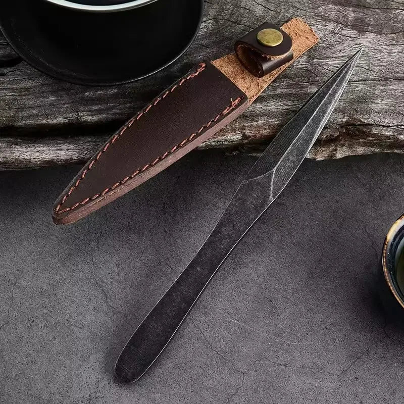 High-quality handmade tea knife, tea needle, tea cone, steel tea needle, black tea cake, pu'er tea set accessories Quake
