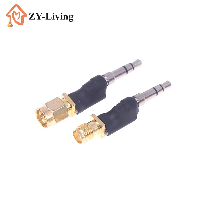 1PCS Suitable For Radio SMA To 3.5mm Male Adapter SMA Outer Screw Inner Hole Adapter To 3.5 Headphone Quake