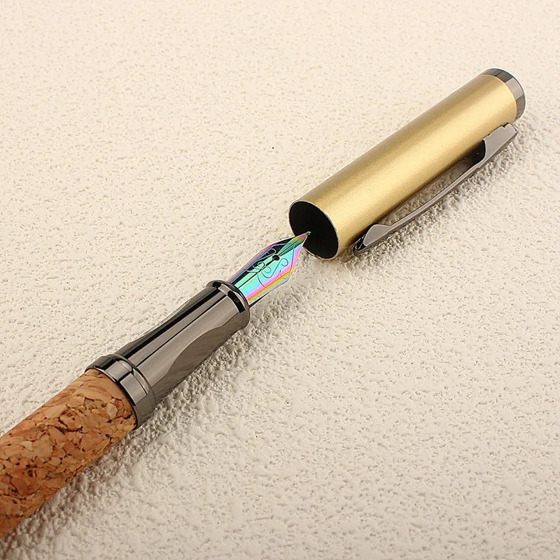 1PCS Premium Textured Signature Fountain Pens - Ideal for Office, Gifting, and Personal Use - High-Quality Craftsmanshipandscape Quake