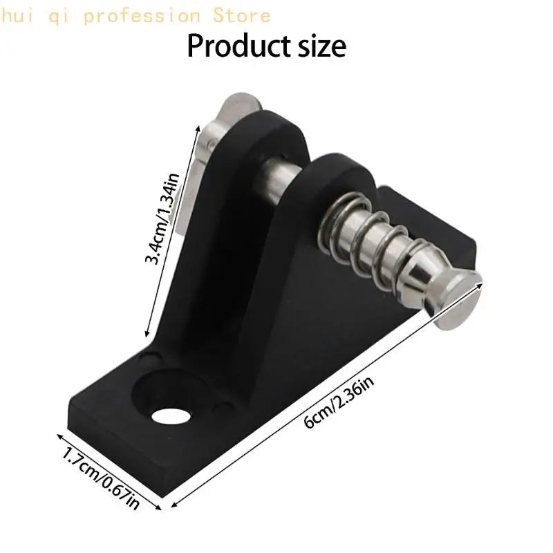 Boat Shade Top Mounting Bracket Bimini Top Deck Hinge with Quick Release Pin and Screws for Marine Awning Repair H8WE Quake