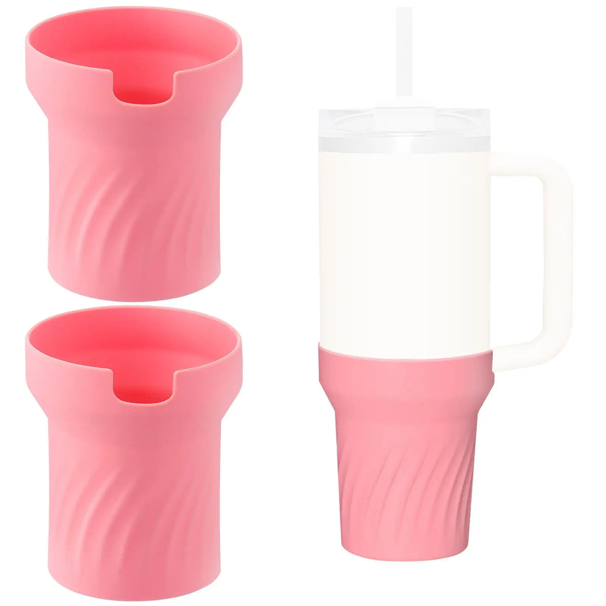 Silicone Bottle Boot Non Slip Silicone Cup Sleeve Protective Cover for 40oz Water Bottle Outdoor Backpacking Fishing Quake