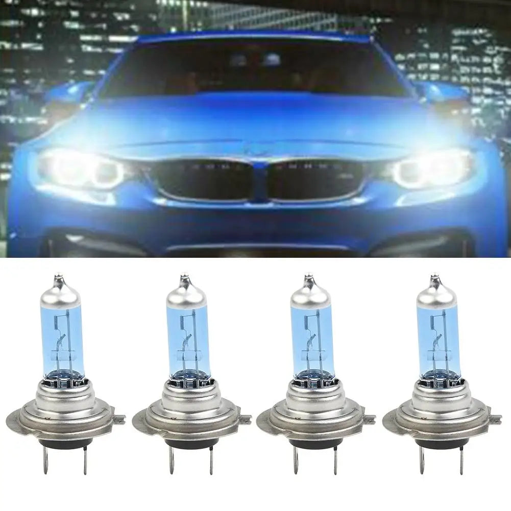 4x H7 Car Lamps 12V 100W 6000K Xenon Hid White Effect Look Headlight Lamp Light Bulbs On Cars Lamps For Front Lights Quake