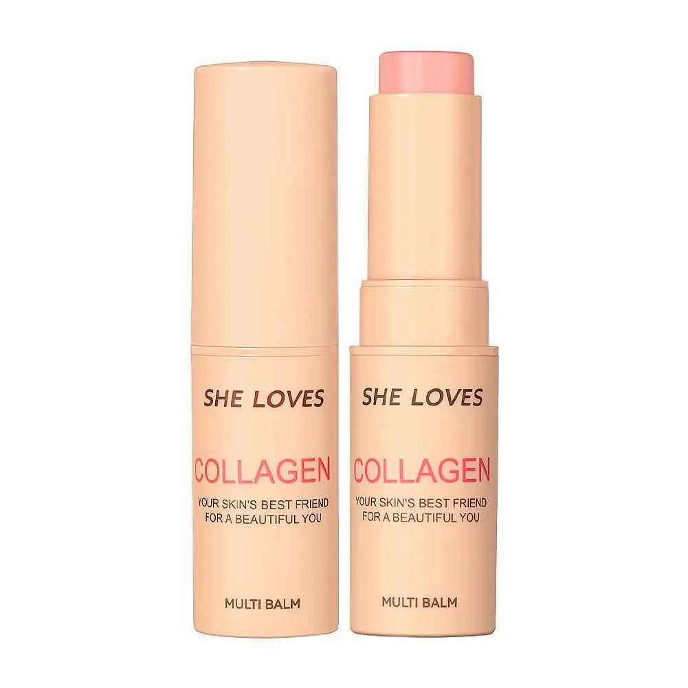Moisturizing Wrinkle Bounce Multi Balm Collagen Multi Balm Stick Wrinkle Bounce Balm Multi Cream Dull Cosmetics Korean Quake 1PCS