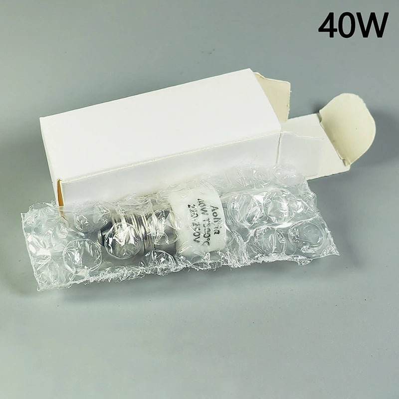 1Pcs 25W/40W E14 Oven Light Bulb 220-240V Safe Halogen Oven Lamp High Temperature 500℃ Resistant Dryer Microwave Light Bulb Quake 40W