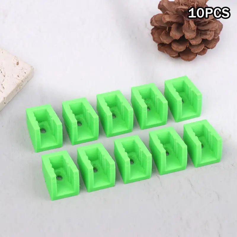 10PCS Air Tool Rack Space-Saving Hanger Pneumatic Tool Wall Mount For Garage Workshop Auto Repair Car Wash Maintenance Area Quake Green