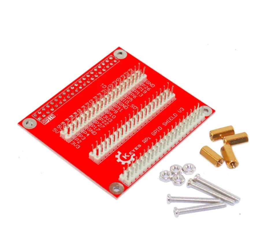 Expansion -board 1 -Expansion board 5 sets of interfaces- 2 × 20 Raspberry -pi 5/4B Quake