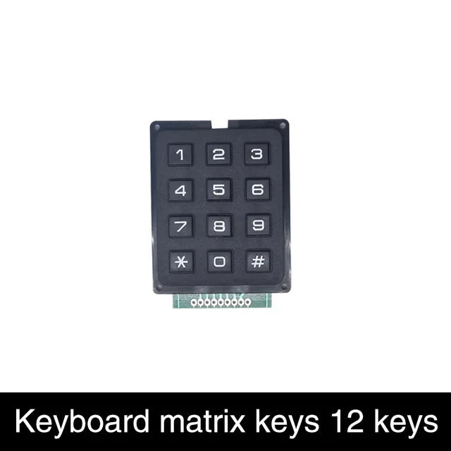 Matrix Array Matrix Keyboard 12 16 Key 4*4 4*3 Membrane Switch Keypad 4 X 4 4 X 3 Membrane Switch Keypad for Arduino Quake 3x4