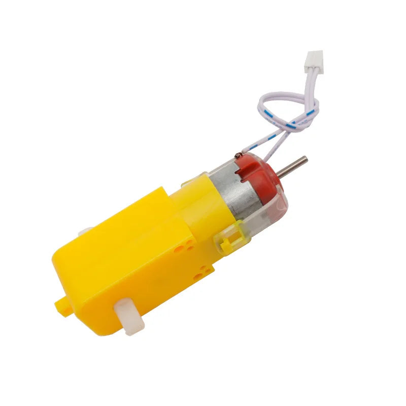 Solder-free TT motor (rear long axis) intelligent trolley DIY -motor single axis dual axis DC Quake