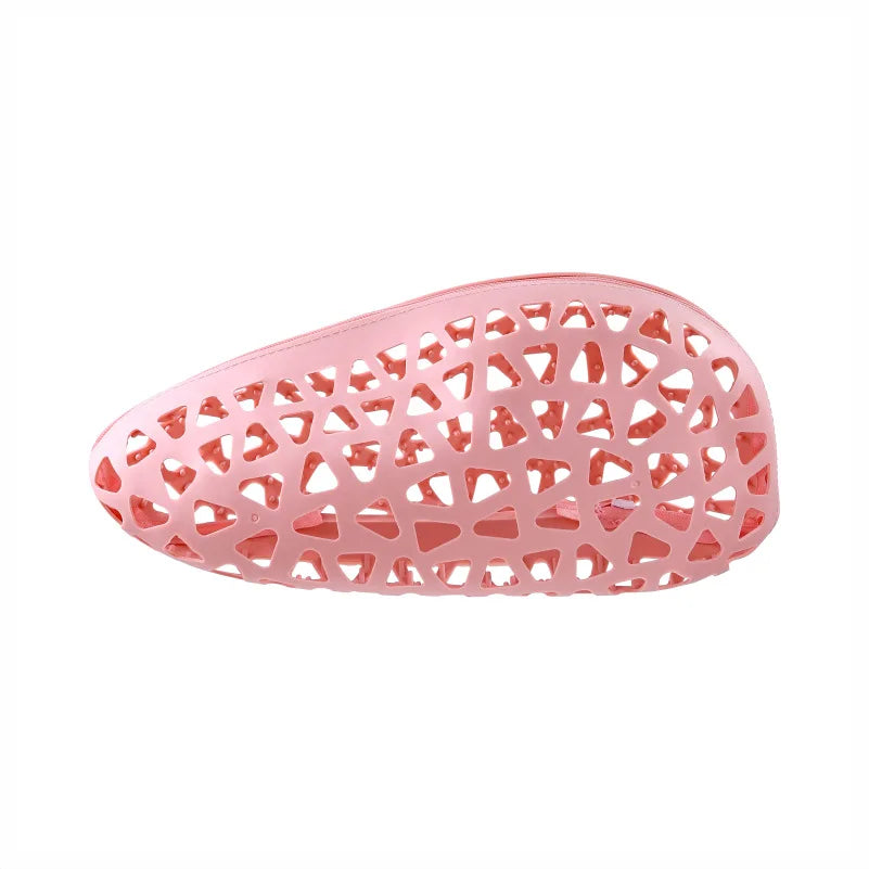 Silicone Wash Shoes Bag Washing Machine Shoes Washing & Drying Bag Anti-deformation Laundry Bag For Shoes Cleaning Protector Quake Pink