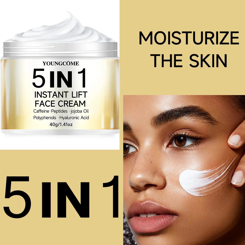 5-in-1 Facial Moisturizing Cream Containing Vitamin C Collagen Moisture Formula Suitable for All Skin Types Quake