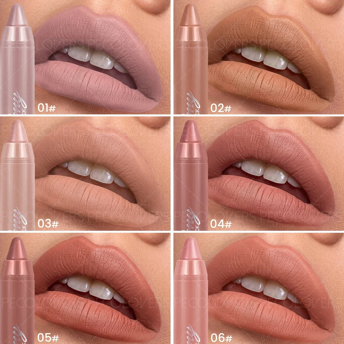 1 Pc Matte Lip Liner and Lipstick Pen, Smooth To Apply, Waterproof Long-lasting Non-sticky, Perfect Festival Gifts, Daily Makeup Quake