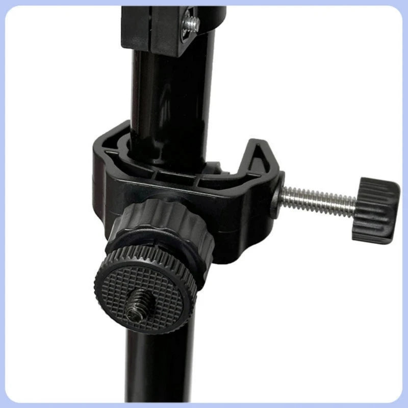 Lightweight 45°Swivel Mount Phone & Mic Stand for Action Cameras Featuring MultiAngle Flexibility 1/4 Screw Mount K1KF Quake