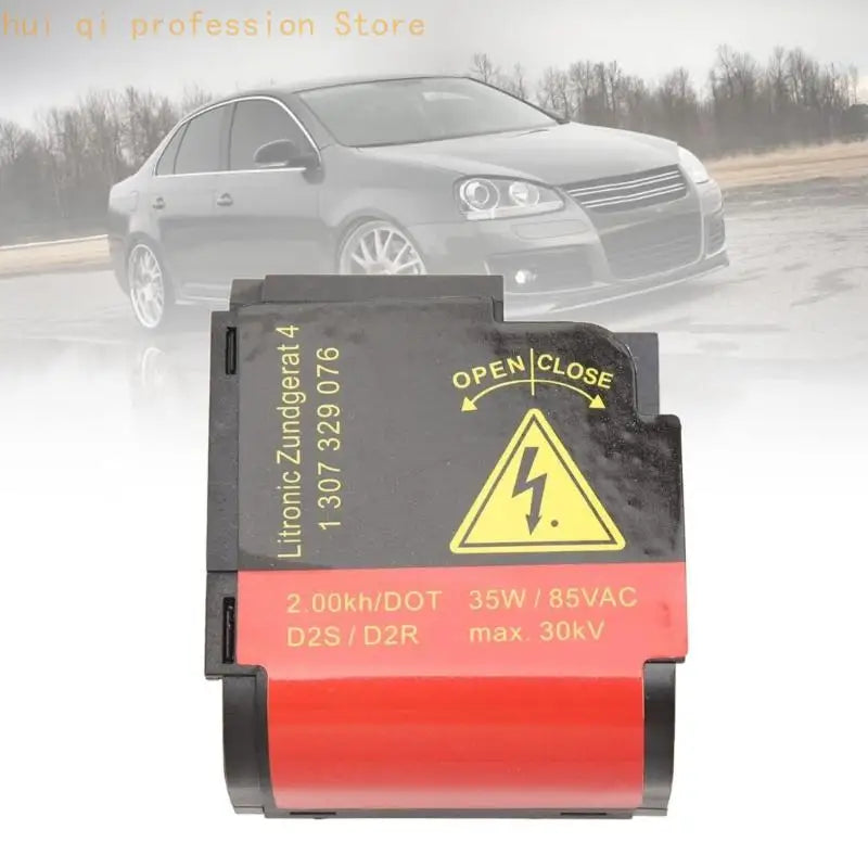Vehicle Headlight Starter Ballast 1307329076, Plastic Housing Single Unit for Lighting Repair and Service Supply for Daily Quake