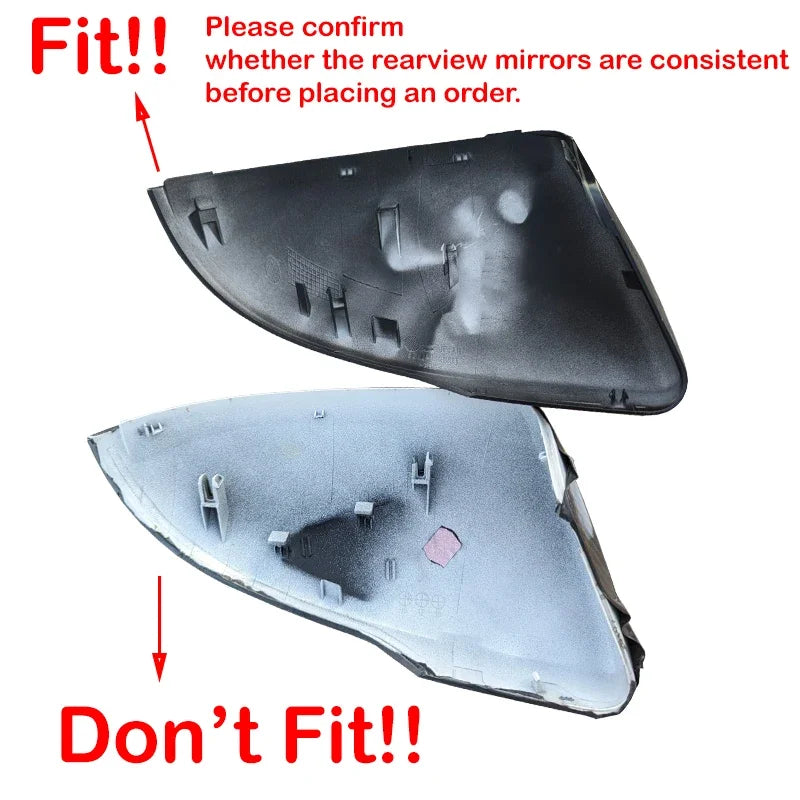 For KIA K5 Optima 2016-2019 ABS Carbon Fiber Buckle Style Car Exterior Body Side Door Rearview Mirror Cover Cap Shell Trim Quake
