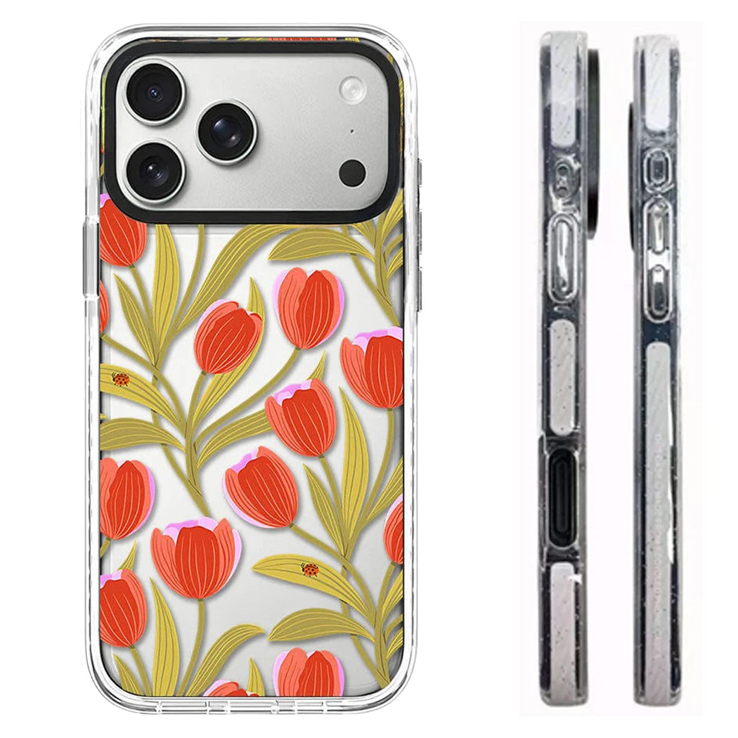 6083132 White Border Magnetic Phone Case Cover for IPhone 13 14 15 16 17 18 Pro Max Case Quake