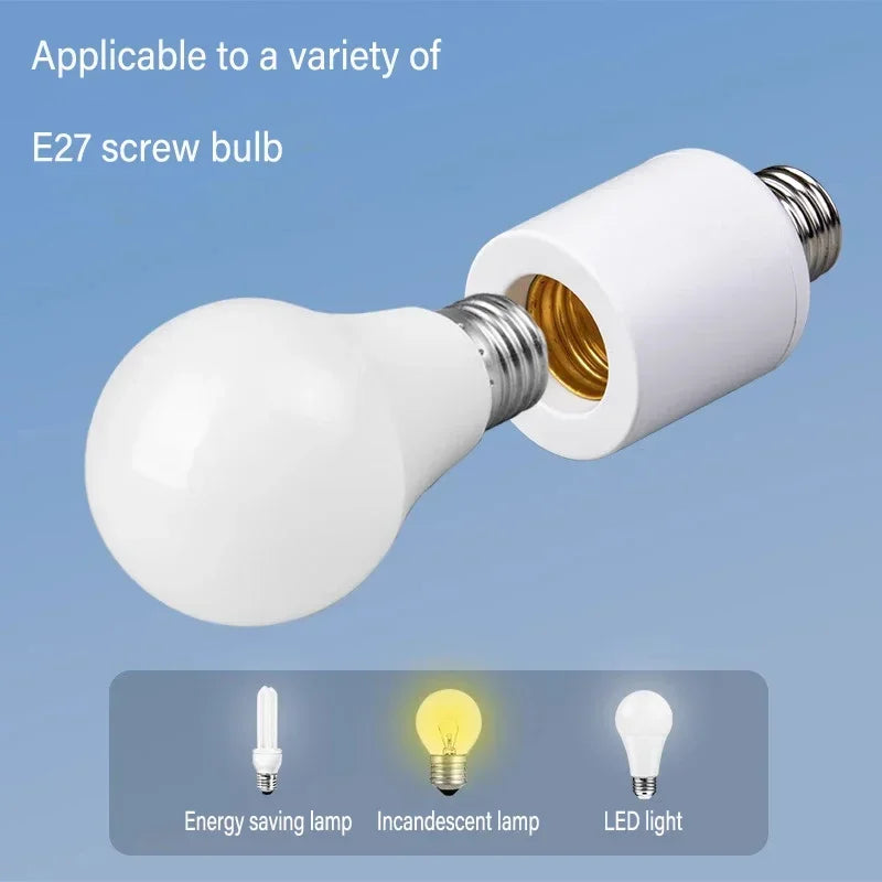 E27 60W Wireless Remote Control Smart Timer Switch Lamp Holder 110V 220V House Multi Light Switch Baby Room Bedroom Timer Switch Quake