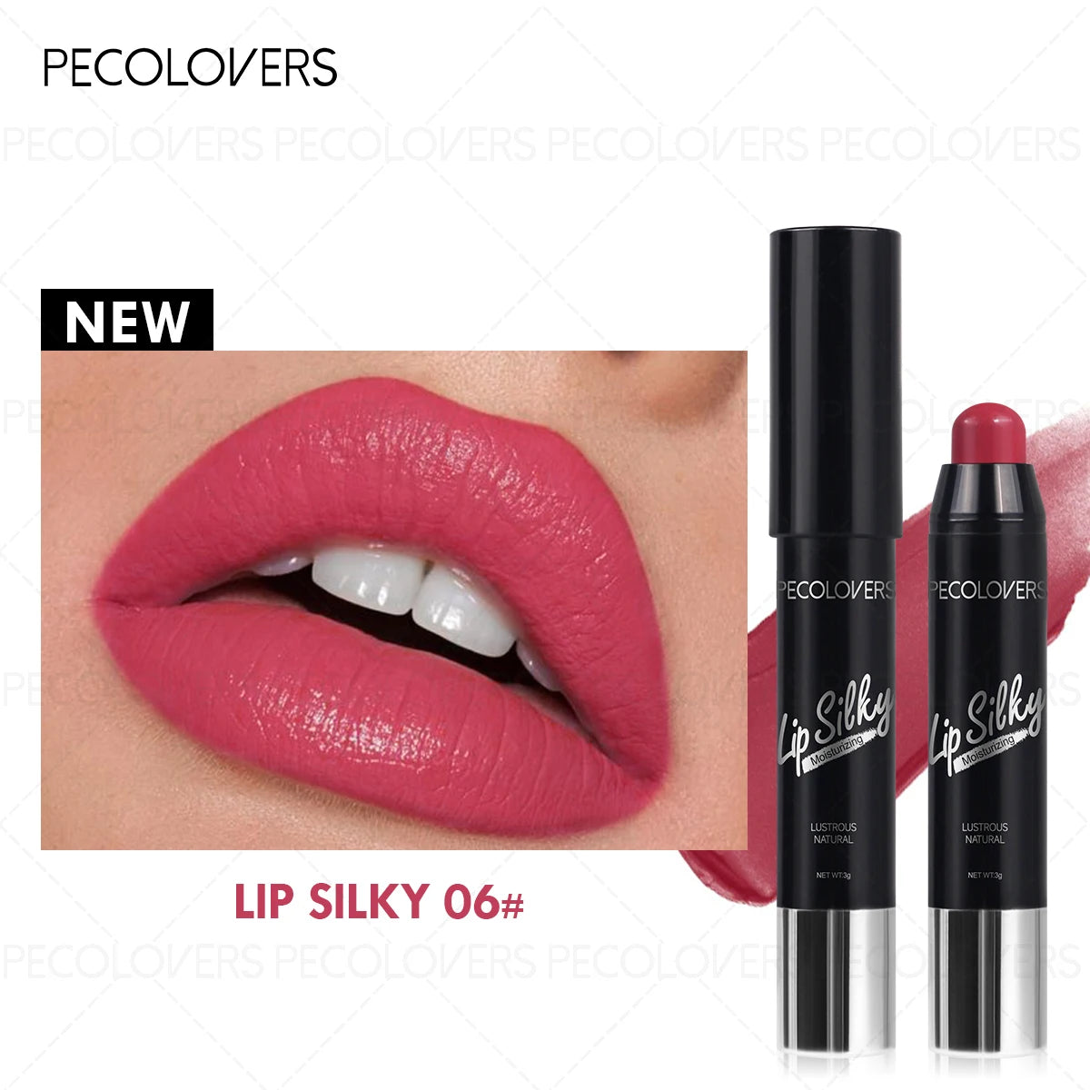 1 Pcs Four Seasons Can Be Used Moisturizing Lipstick Pen, Smooth Lipstick, Non-sticky Long-lasting Hydrating, Glossy Lip Makeup Quake 06