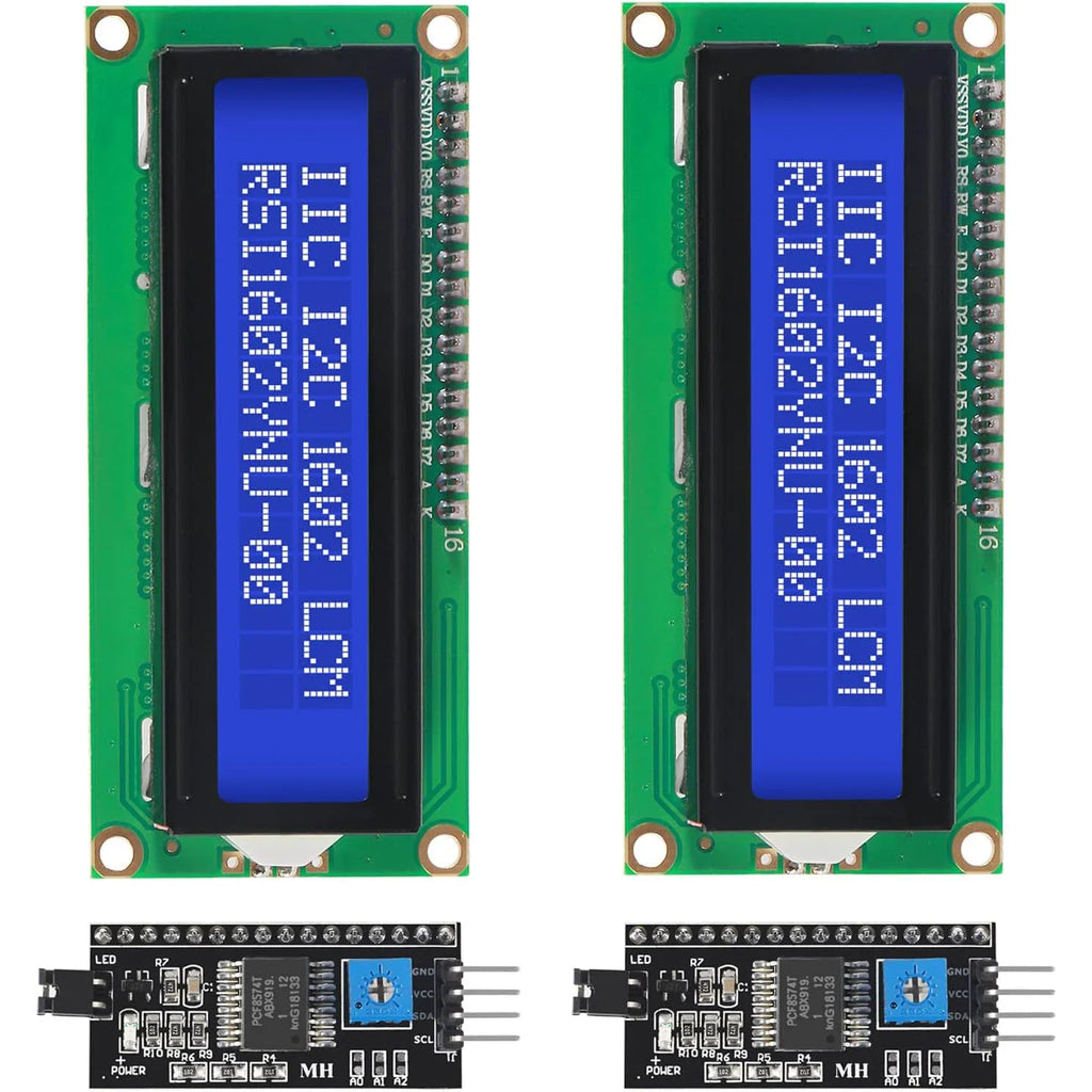 LCD1602 Screen with Backlight LCD Display Module Board 2 X 16 Characters 1602 5V for Ar-duino Duemilanove Robot 1602A UNO R3 MEG Quake