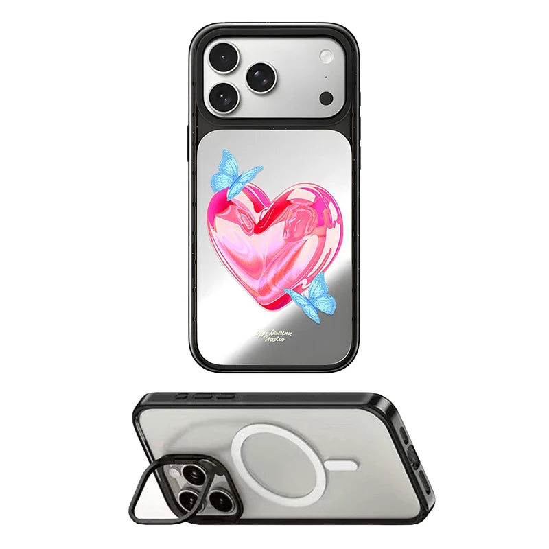 Quake Impact Case Mirror Glaze Magnetic Cover iPhone 18 17 Pro Max