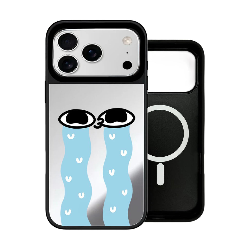6090447 Mirror Surface Magnetic Phone Case Cover for IPhone 13 14 15 16 17 18 Pro Max Case Multicolor Quake