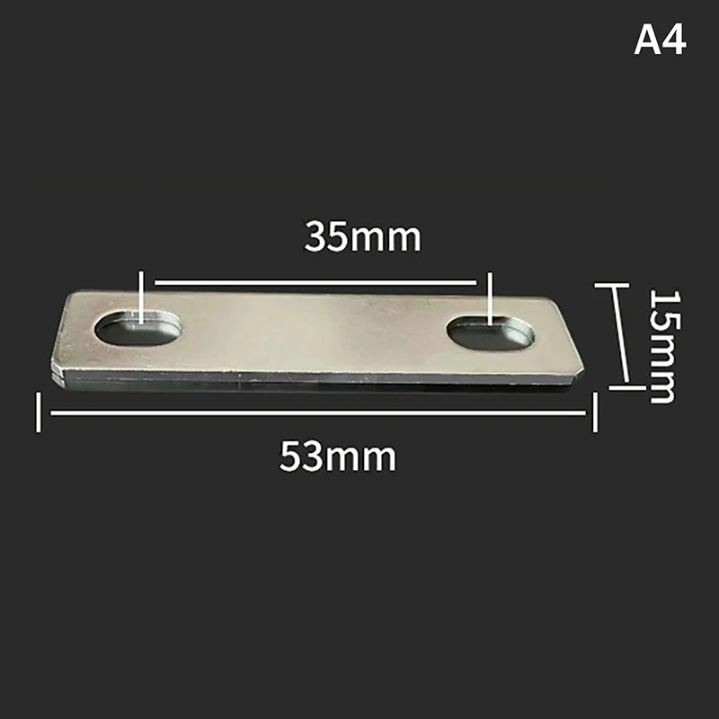 1Pc Lifepo4 Battery Copper Nickel Plate Busbars For 3.2V 260Ah 280Ah 300Ah 310Ah 320Ah Lithium Iron Phosphate Battery Connector Quake A4