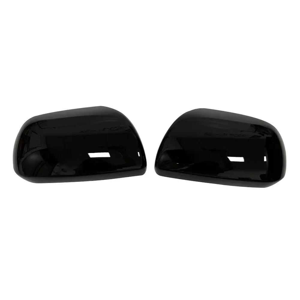 For Toyota Tacoma 2012-2015 2x Car Replacement Rearview Side Mirror Cover Wing Cap Exterior Case Trim Accessories Vehicle Decor Quake Gloss Black